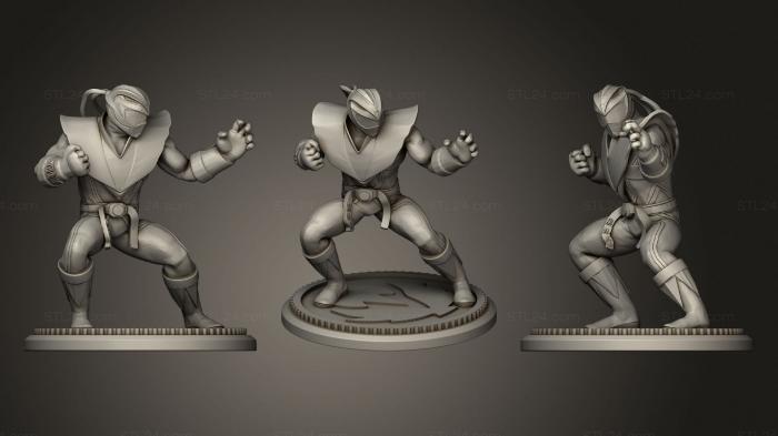 Military figurines (ninjia, STKW_1556) 3D models for cnc